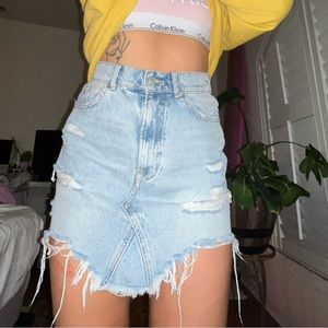 Denim skirt
